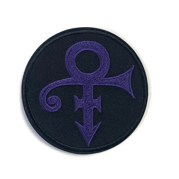 Accessories - Prince Symbol Round  Embroidered Patch